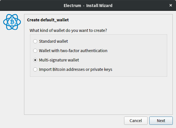 What kind of wallet do you want to create?
